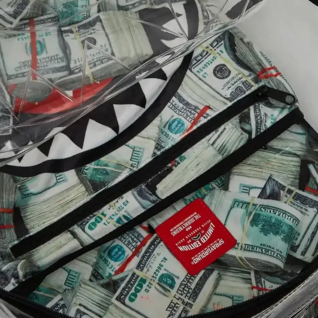 Sac à dos transparent - Mangeur d'argent