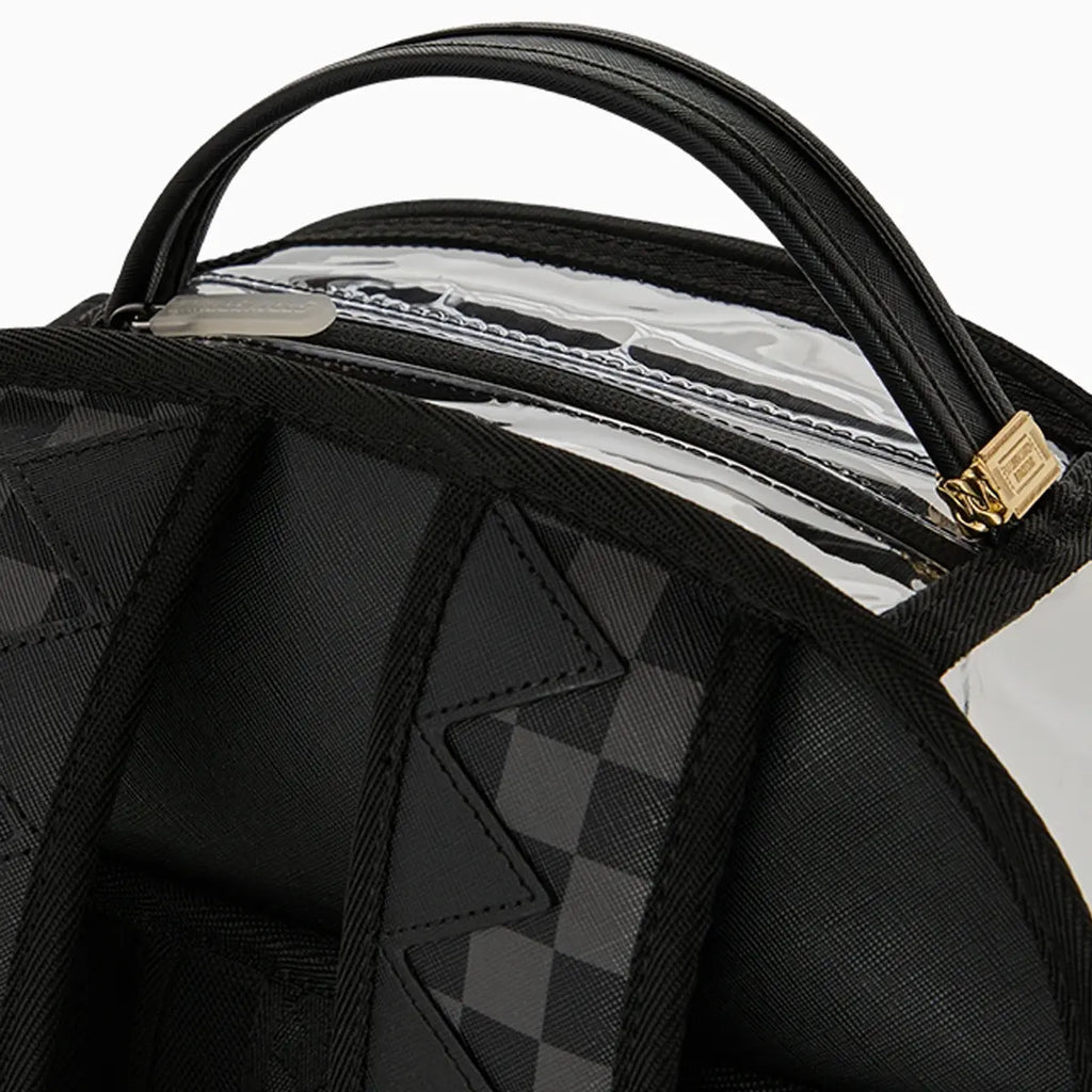 Clear Dlx Backpack Checked Out