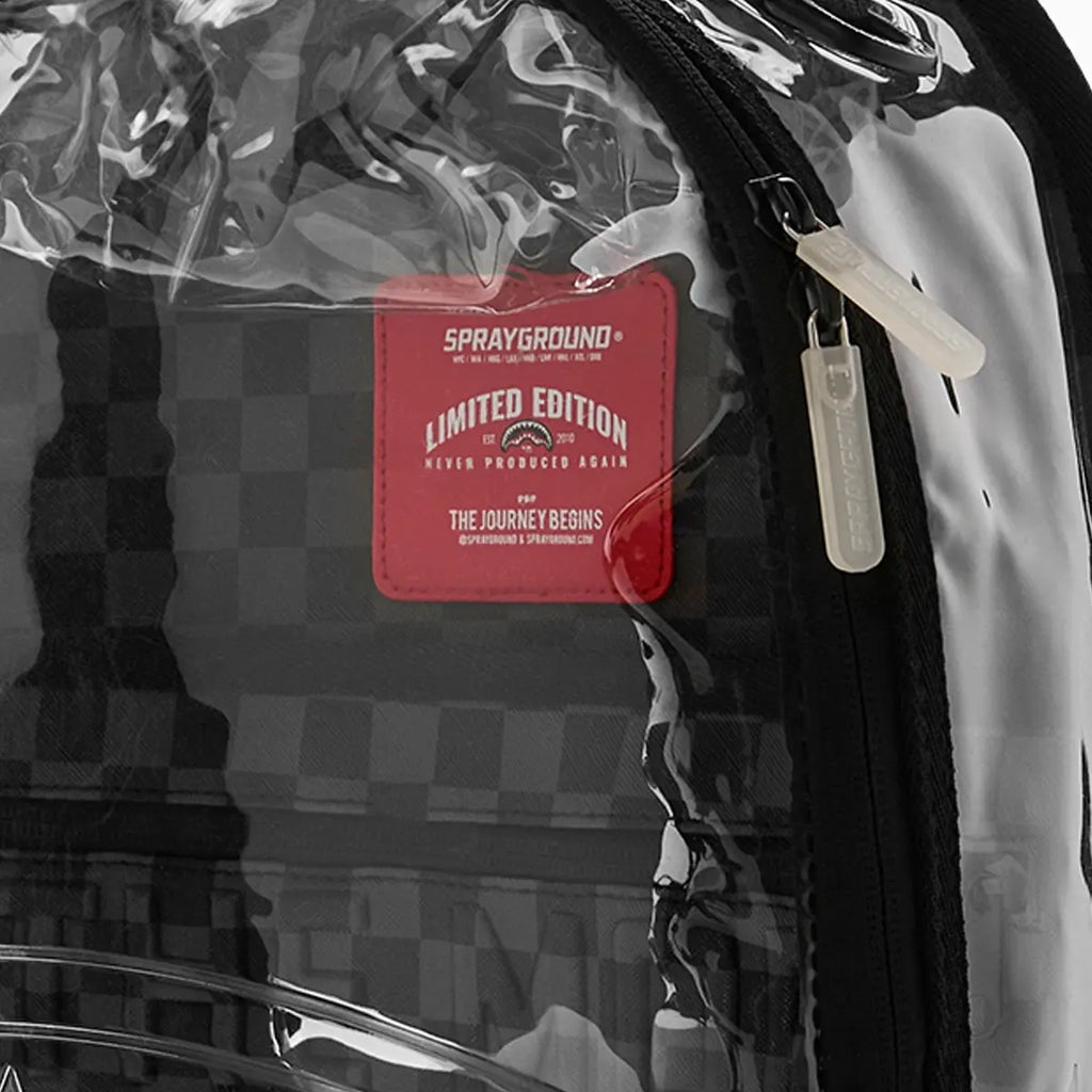 Clear Dlx Backpack Checked Out
