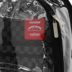 Clear Dlx Backpack Checked Out
