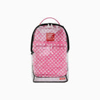 Sac à dos transparent Dlx : Rose dégoulinant, retiré du stock.