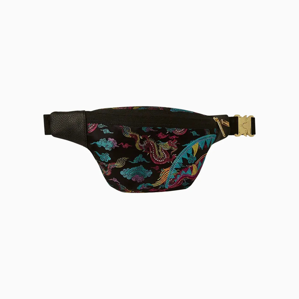 Bolso bandolera "Savvy" con dragones bordados