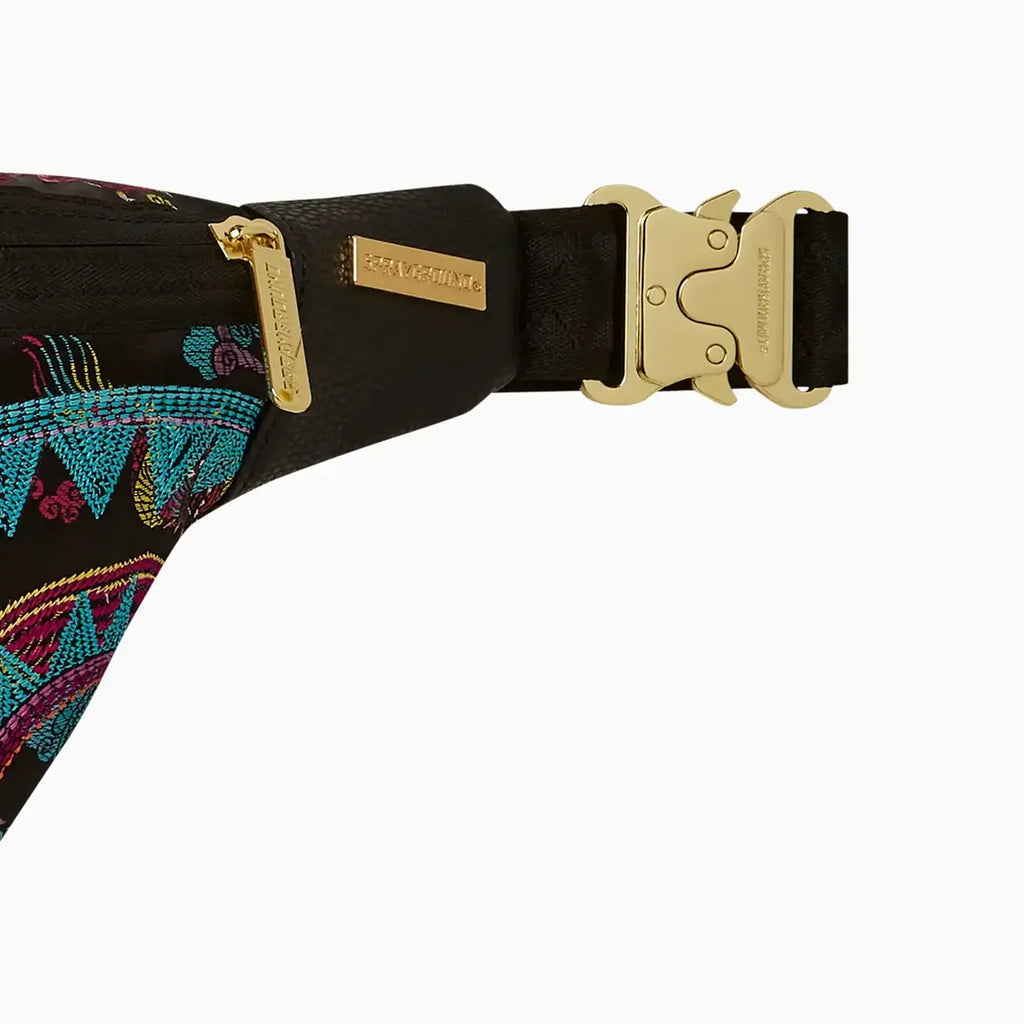 Bolso bandolera "Savvy" con dragones bordados