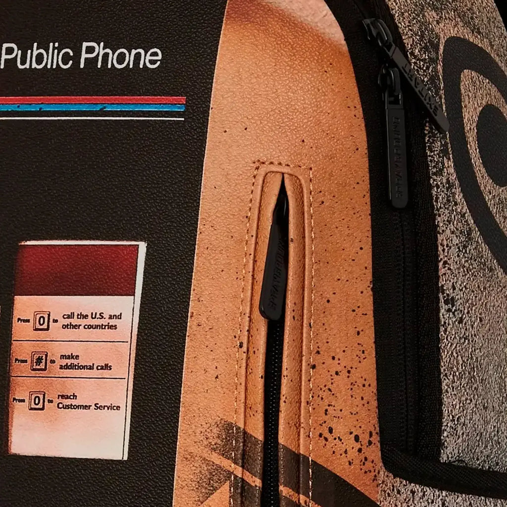 Sac à dos de téléphone public de sortie