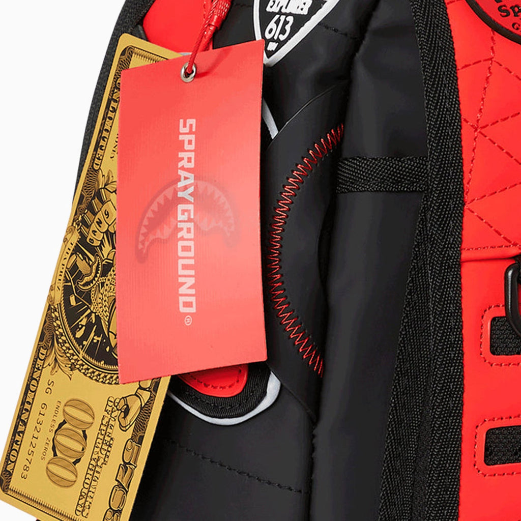 Sac à dos d'expédition rouge