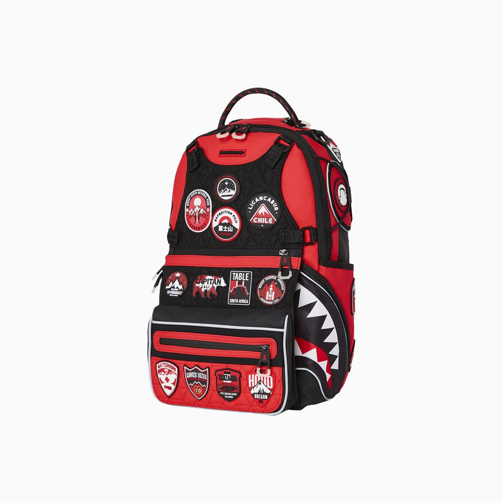 Sac à dos d'expédition rouge