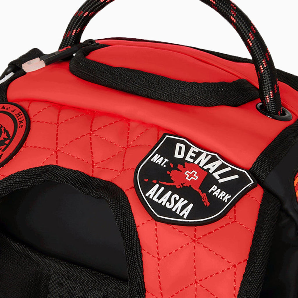 Sac à dos d'expédition rouge