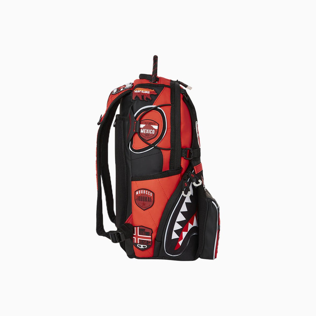 Sac à dos d'expédition rouge