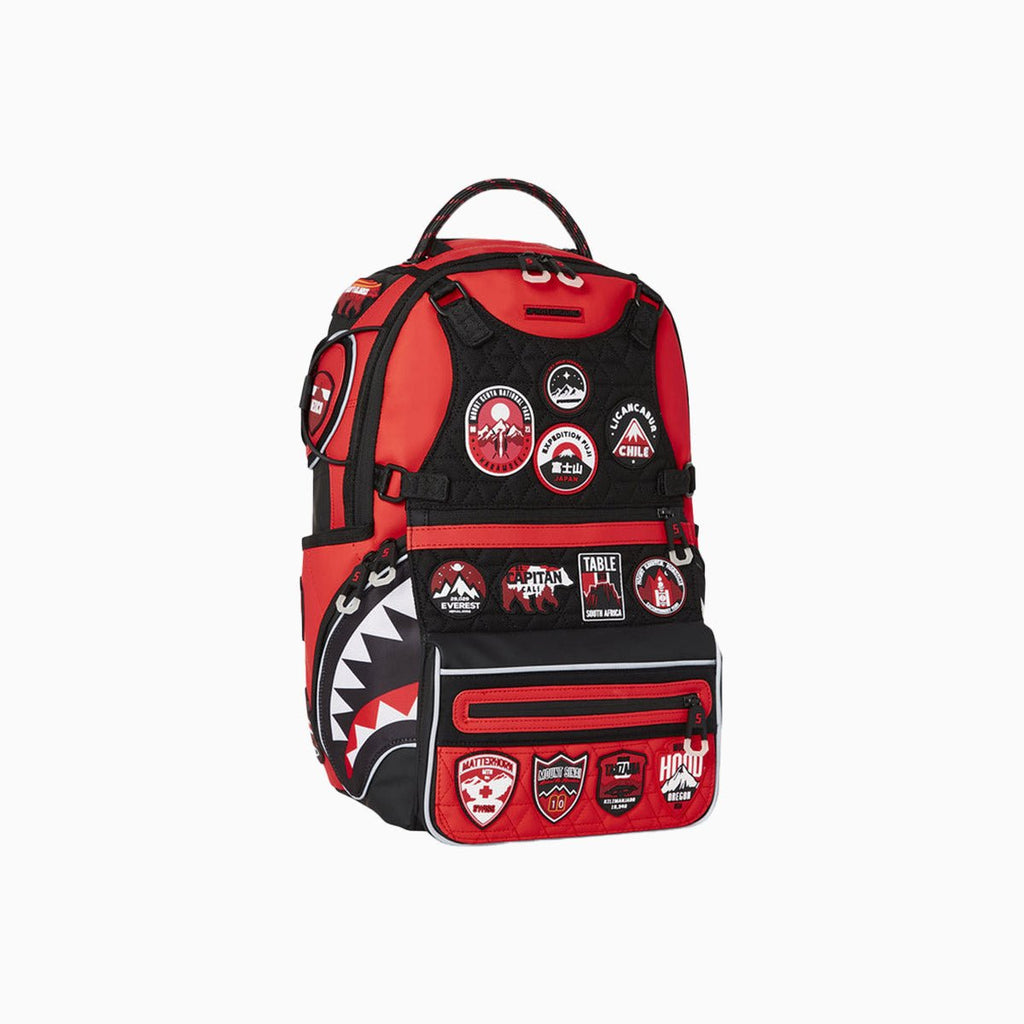 Sac à dos d'expédition rouge