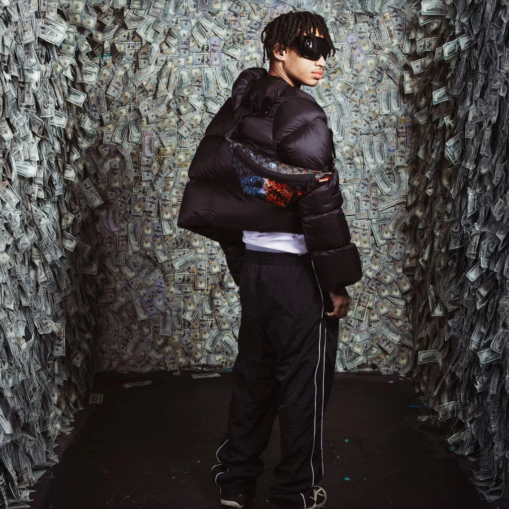 Sac bandoulière astucieux Fire Ice Shark