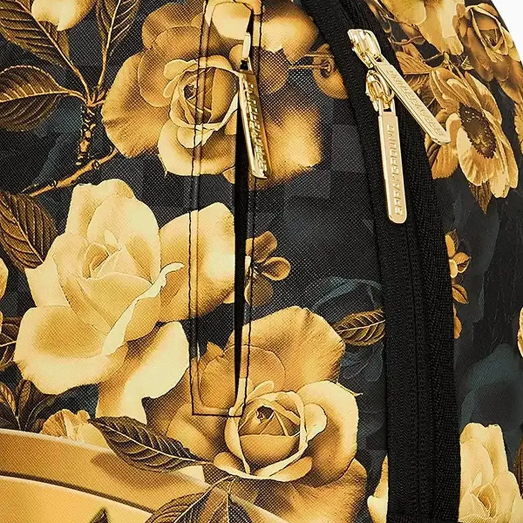 Mochila Gold Floral Remix