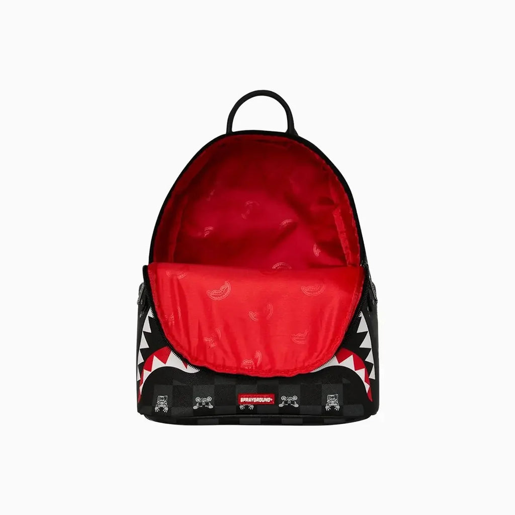 Mochila Salvaje Gris Personaje Asomándose