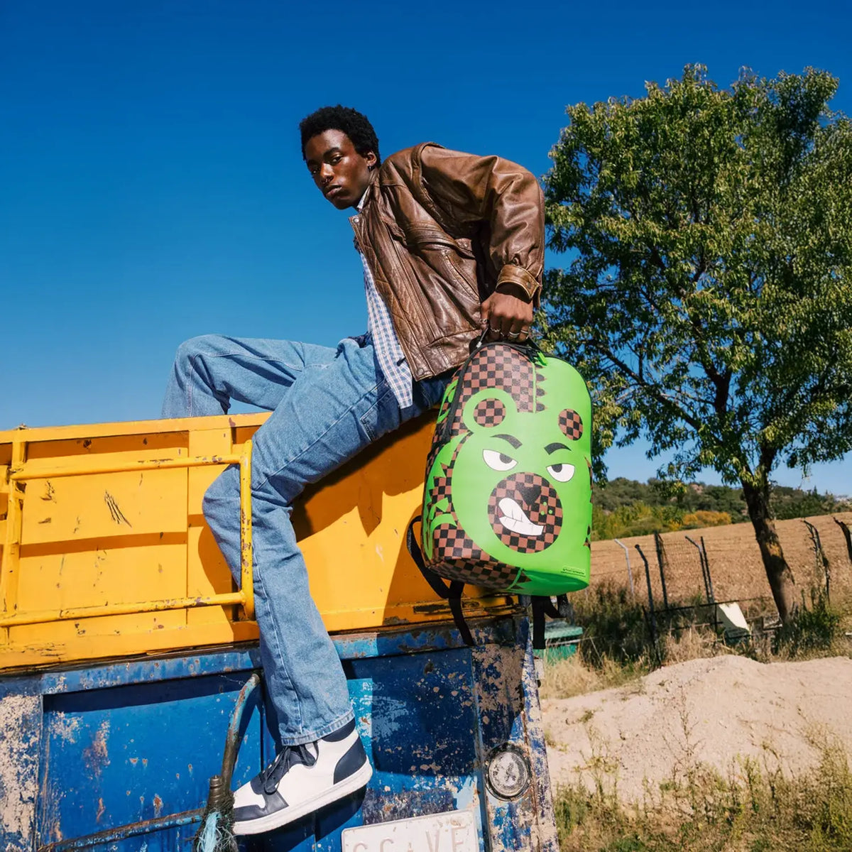 Mochila Green Money Bear DLXSV