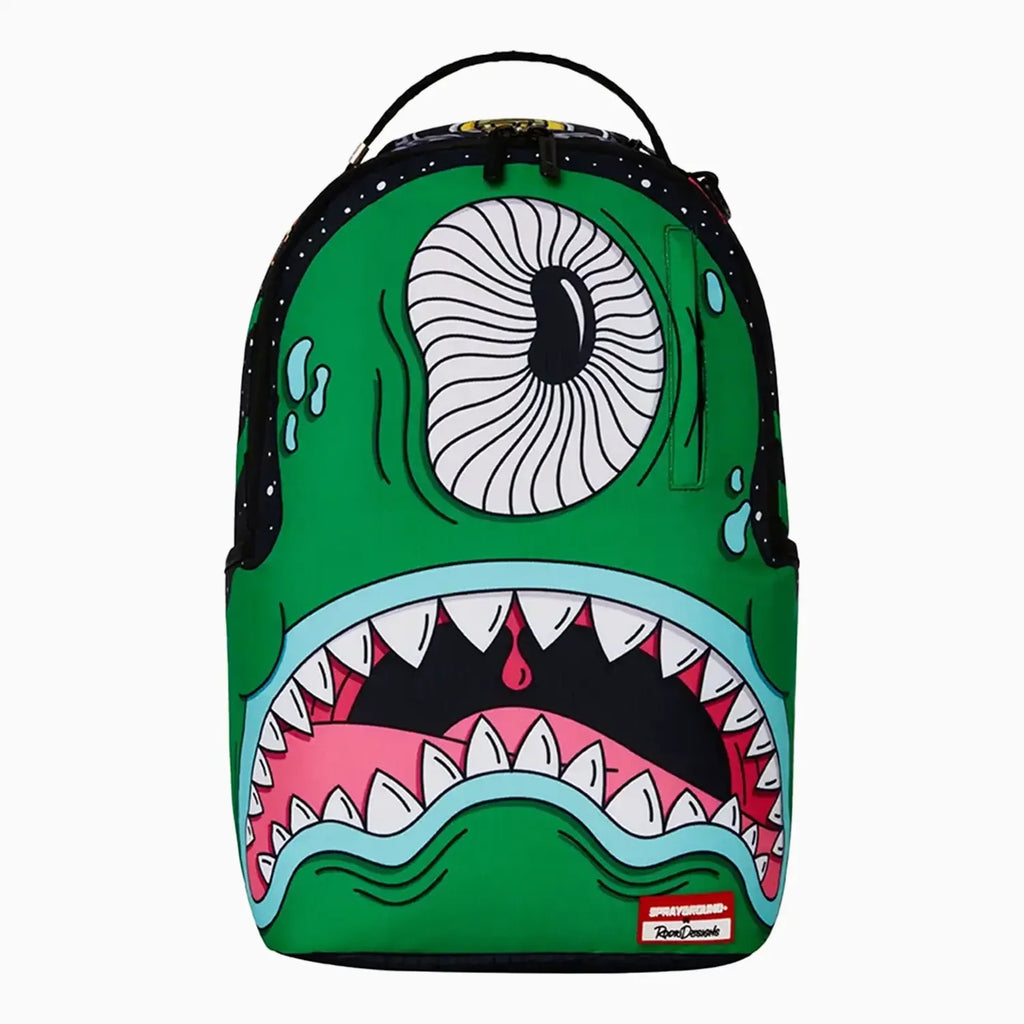 Mochila alienígena verde Jorge Rodríguez