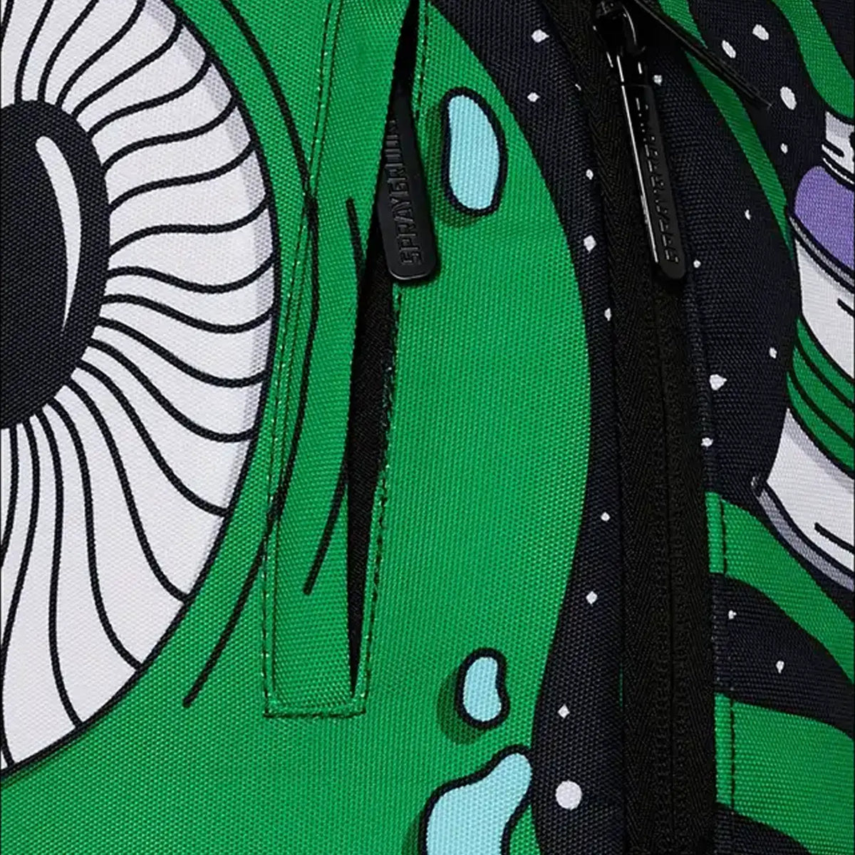 Mochila alienígena verde Jorge Rodríguez