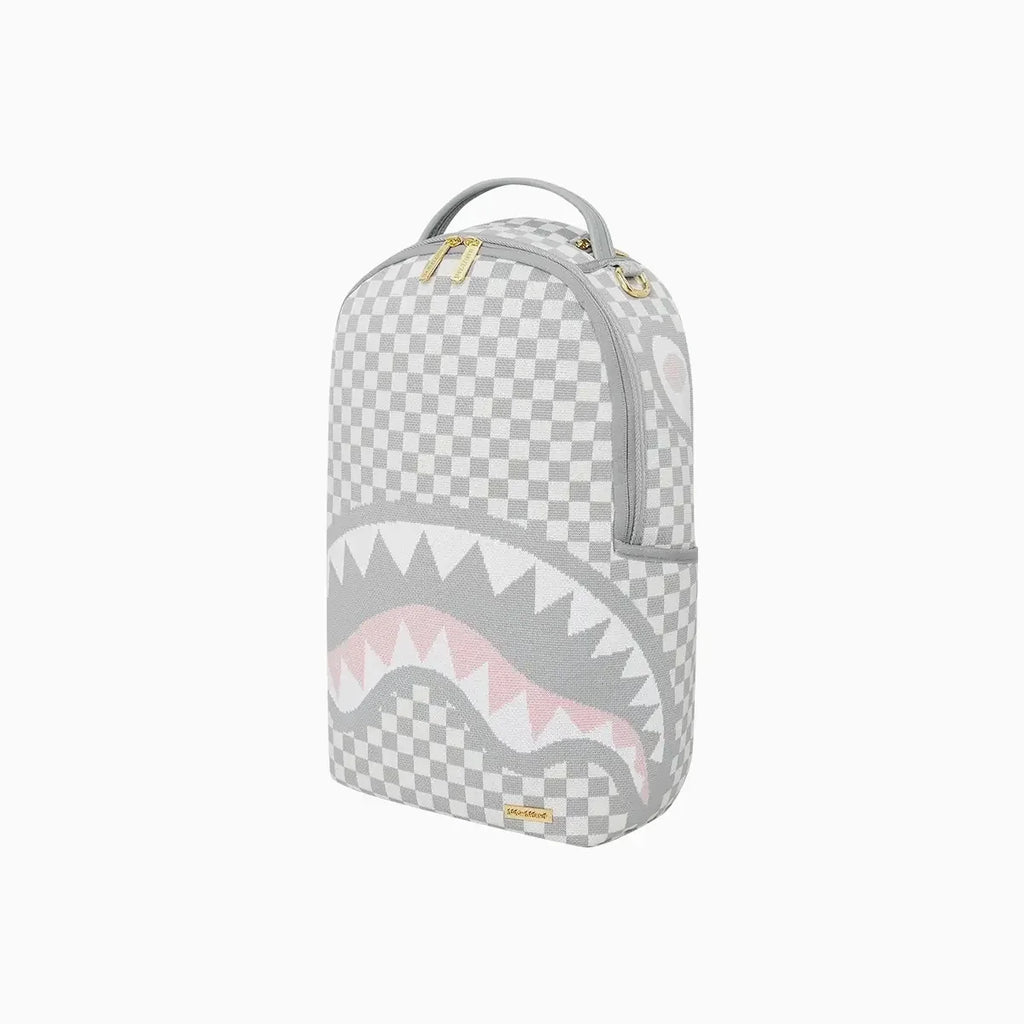 Sac à dos de luxe crème Knit Sharks In Paris