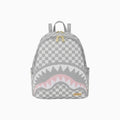Sac à dos Savage motif requins tricotés à Paris, couleur crème