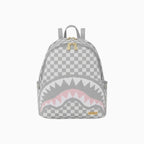 Sac à dos Savage motif requins tricotés à Paris, couleur crème