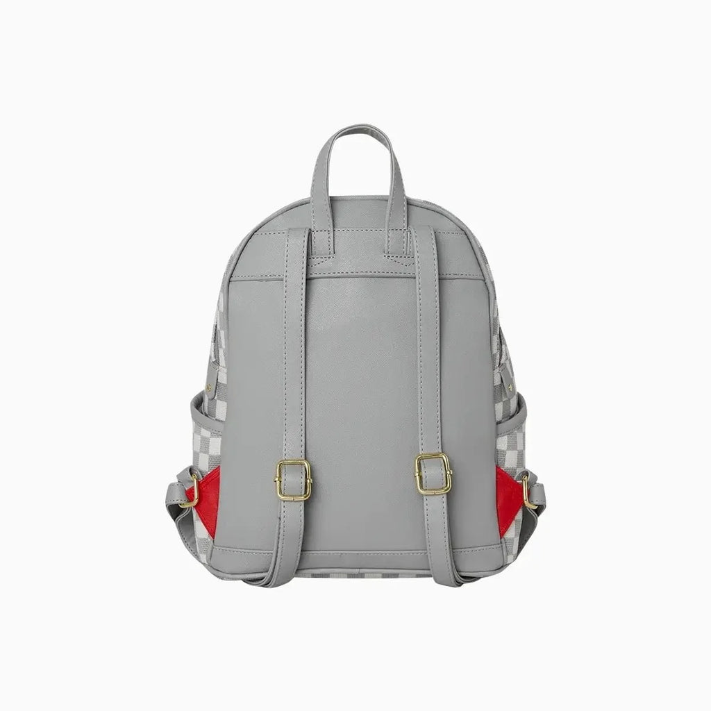 Sac à dos Savage motif requins tricotés à Paris, couleur crème