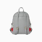 Sac à dos Savage motif requins tricotés à Paris, couleur crème