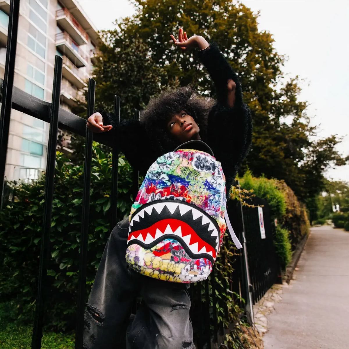Mochila "Le Monde Des Graffitis"