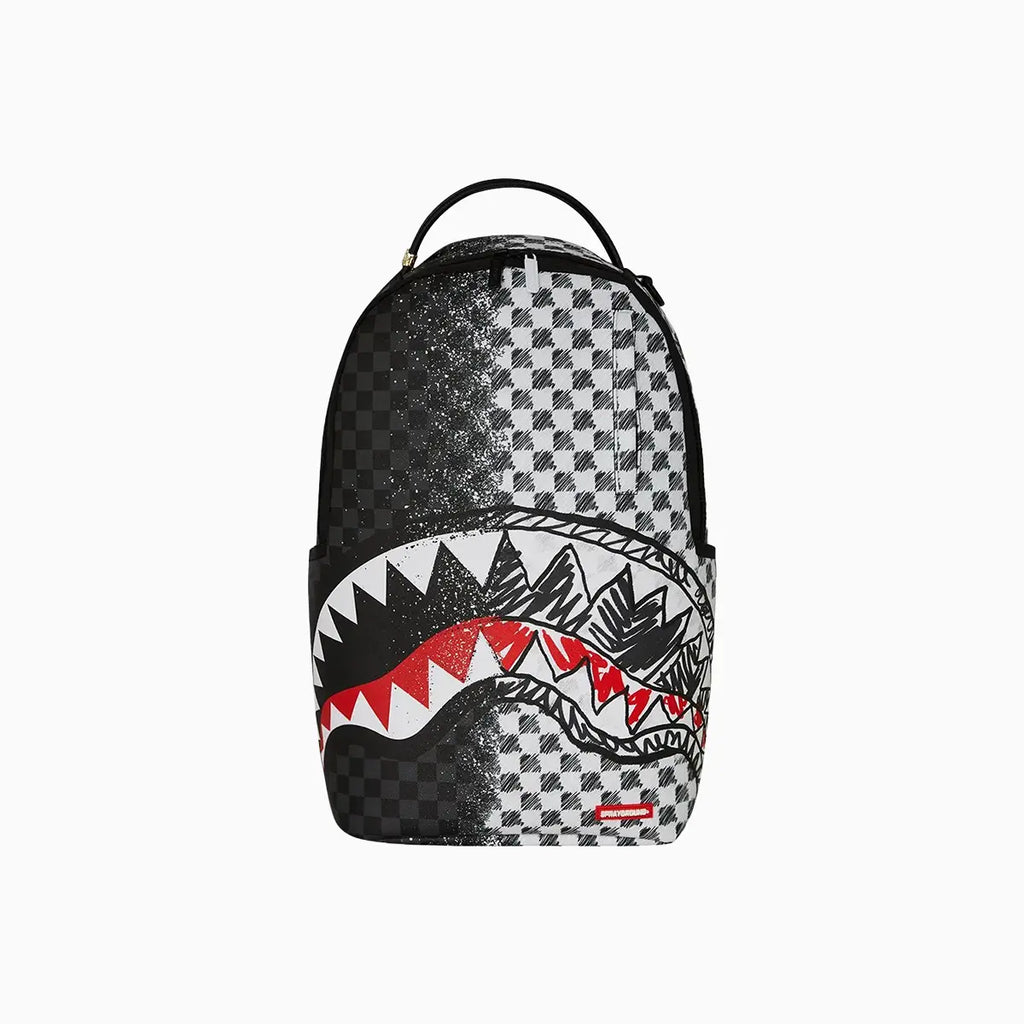 Scribble Dribble Check Backpack