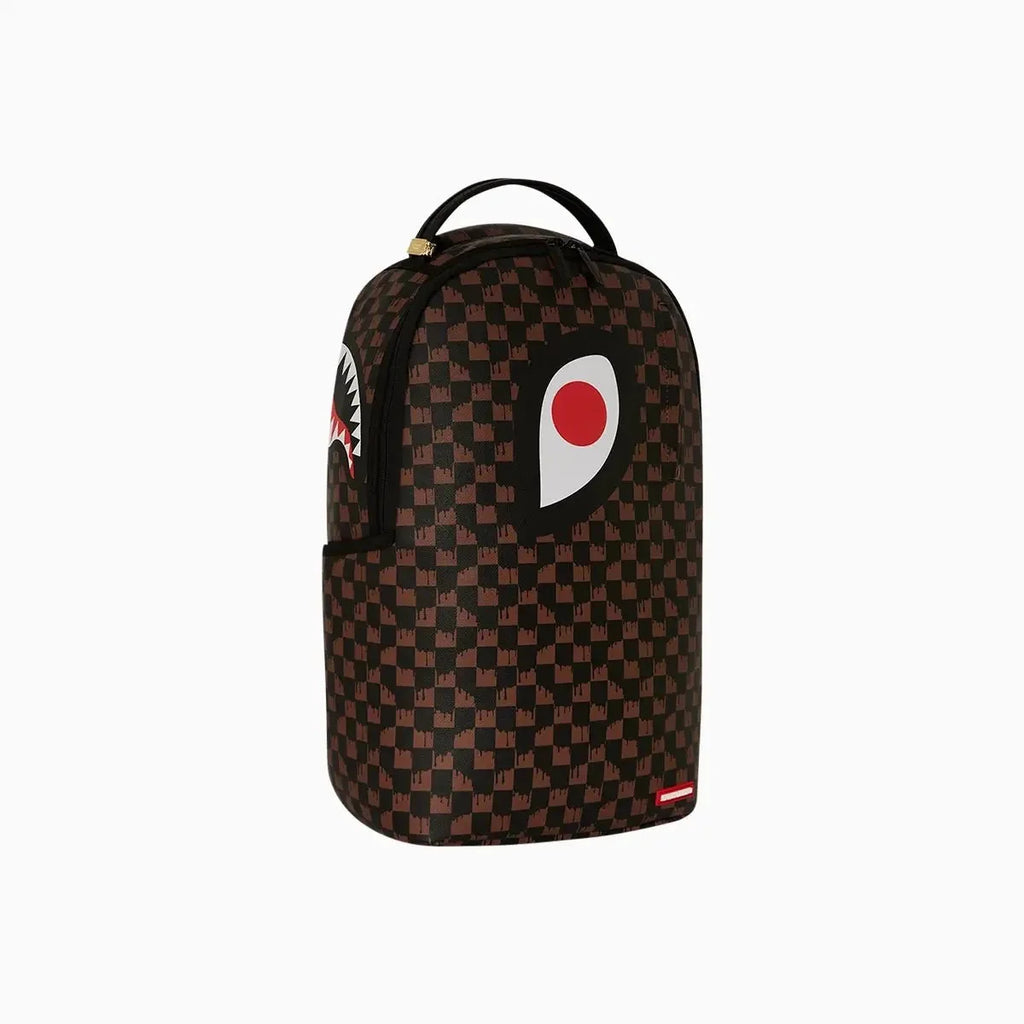 Mochila a cuadros marrón One Eye