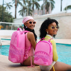 Pink Ghost Drip Mini Backpack