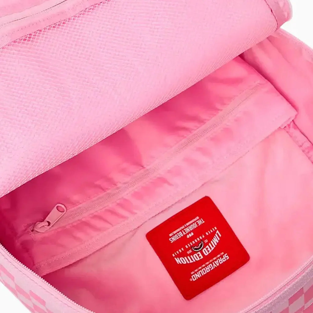Sac à dos à patchs "Pink Sharks In Paris"