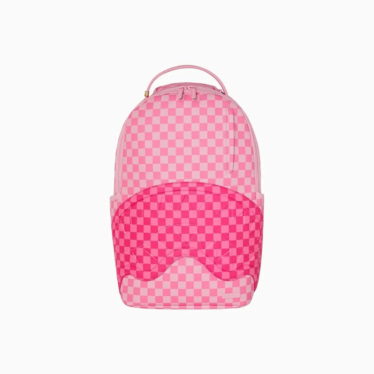 Pink Sharks In Paris Patch Backpack