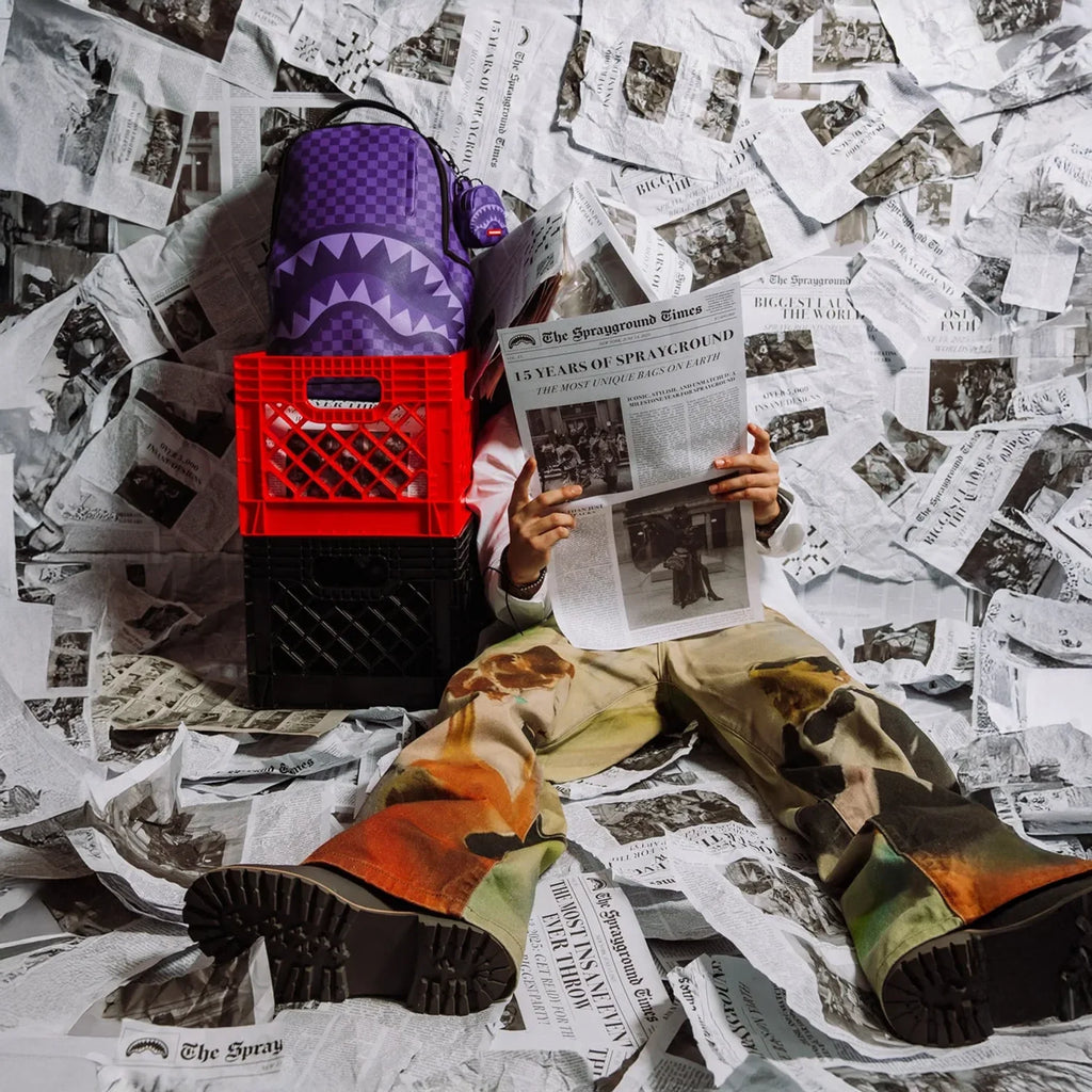 Mochila Purple Shark Sharks In Paris Dlxsv
