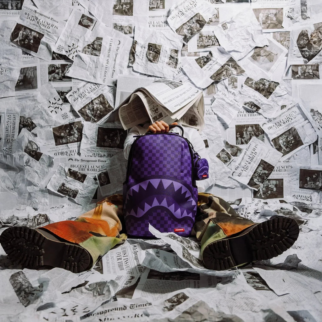 Mochila Purple Shark Sharks In Paris Dlxsv