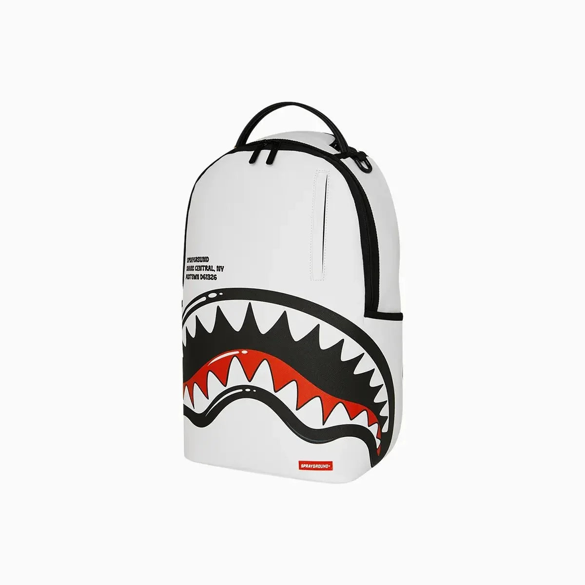 Shark Central Bubbly Shark White Backpack
