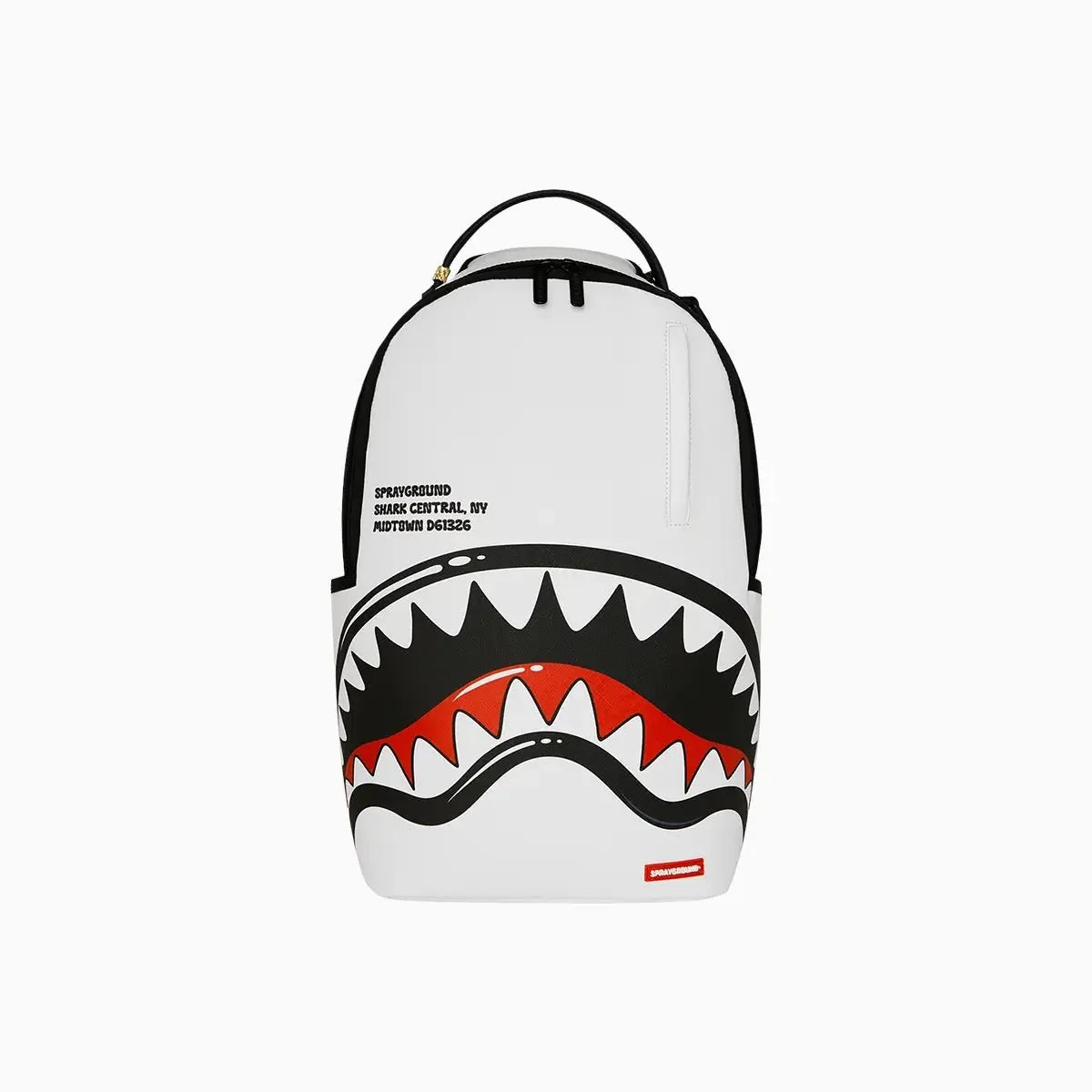 Shark Central Bubbly Shark White Backpack