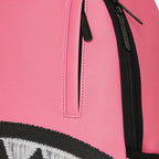Shark Central Pink Embroidered Shark Backpack