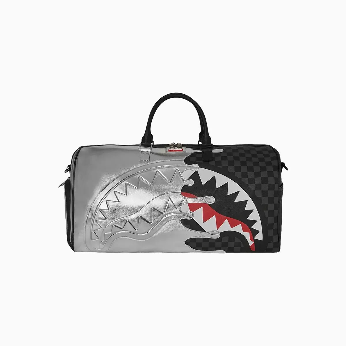 Silver Side Drip Duffle