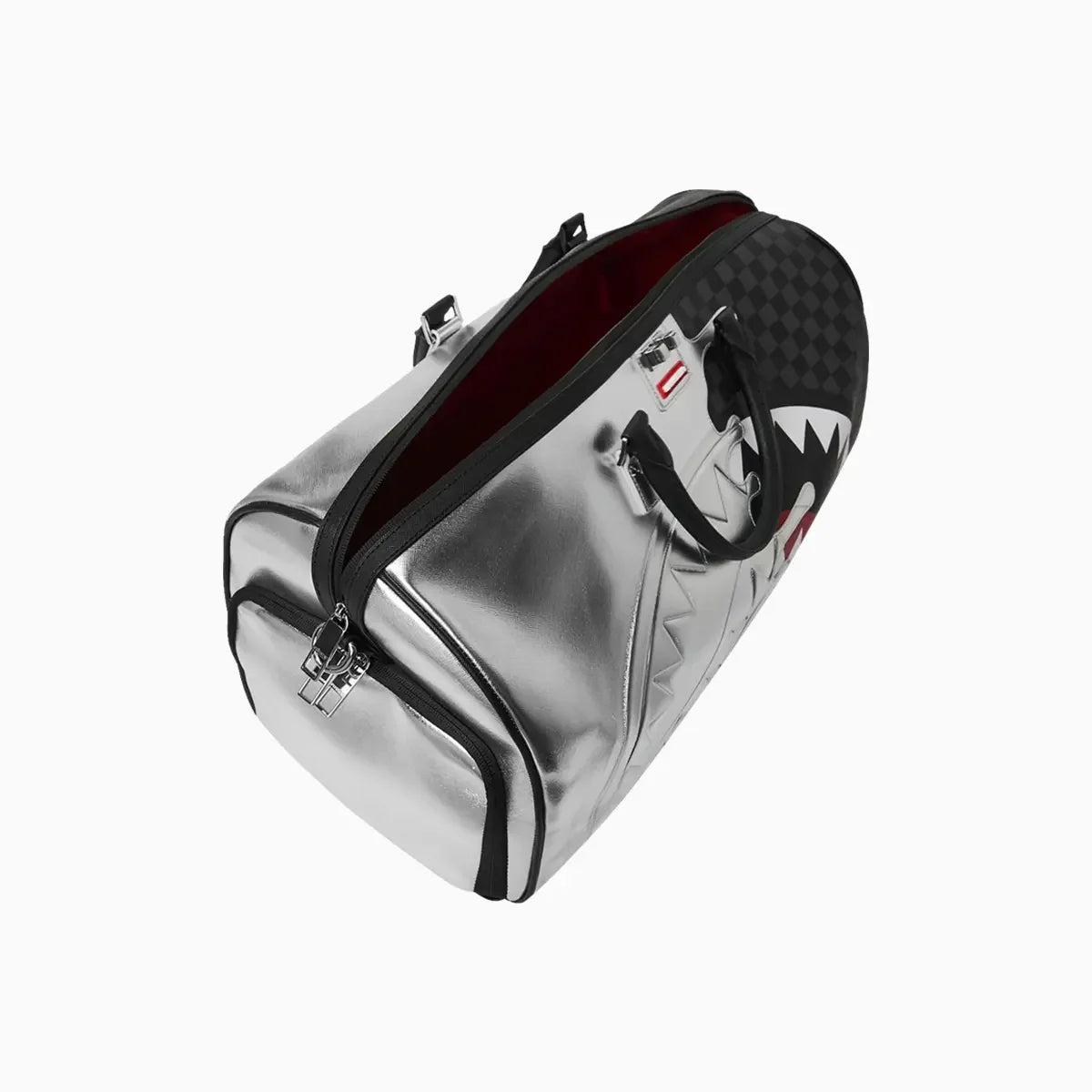 Silver Side Drip Duffle
