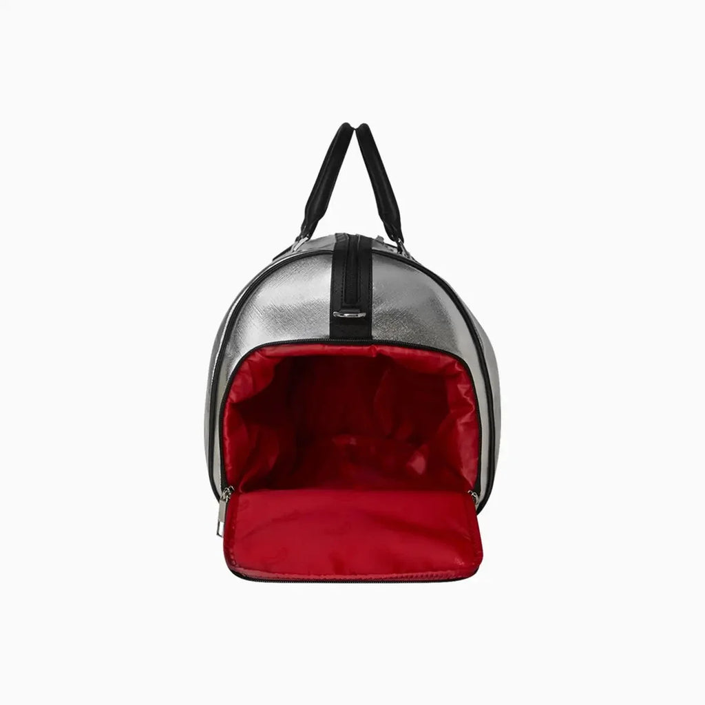 Silver Side Drip Duffle