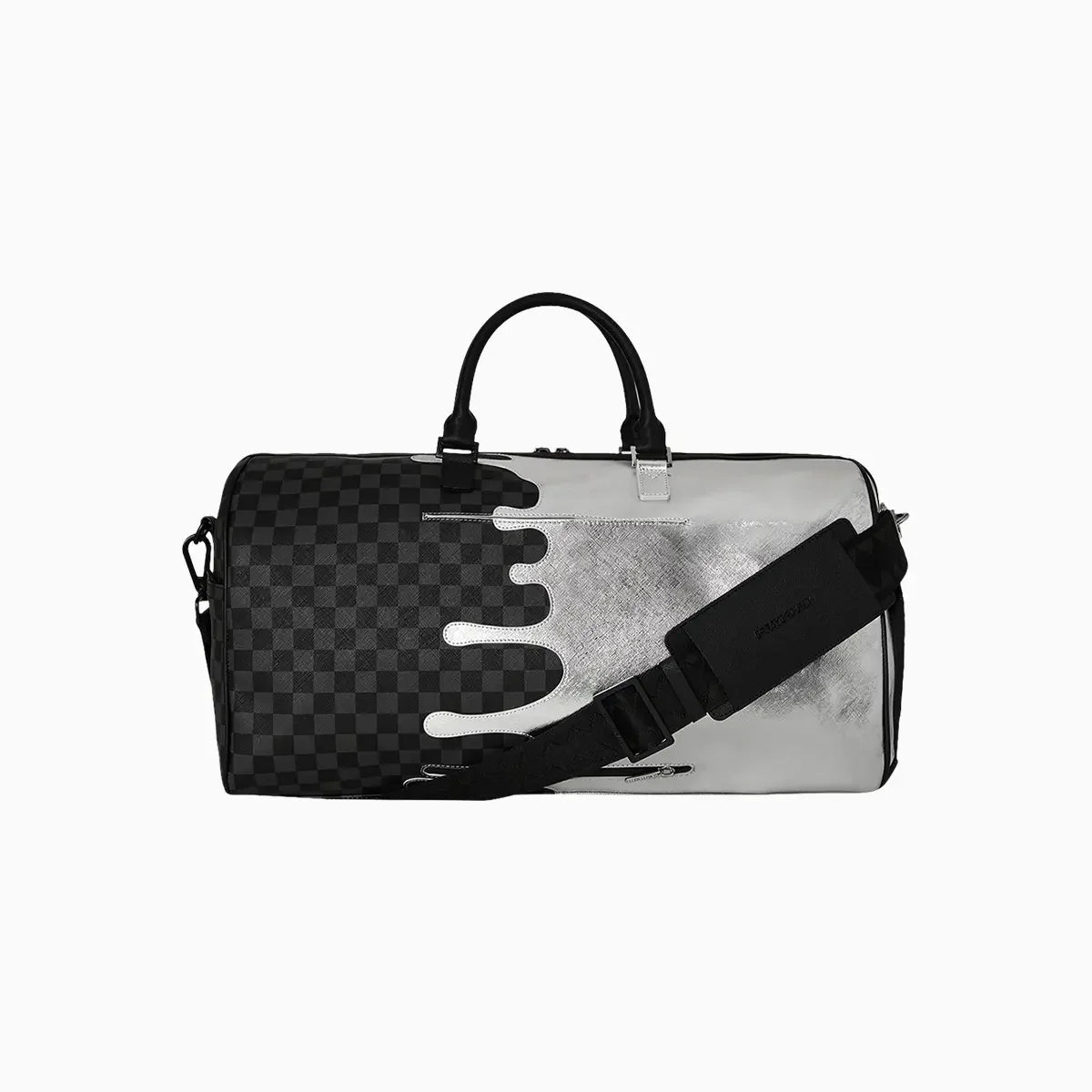 Silver Side Drip Duffle