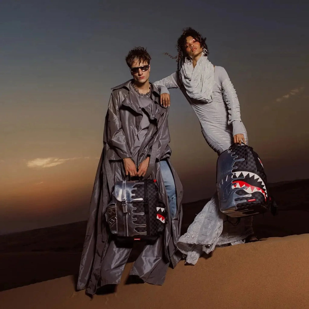 Sac à dos Monte Carlo à goutte latérale argentée