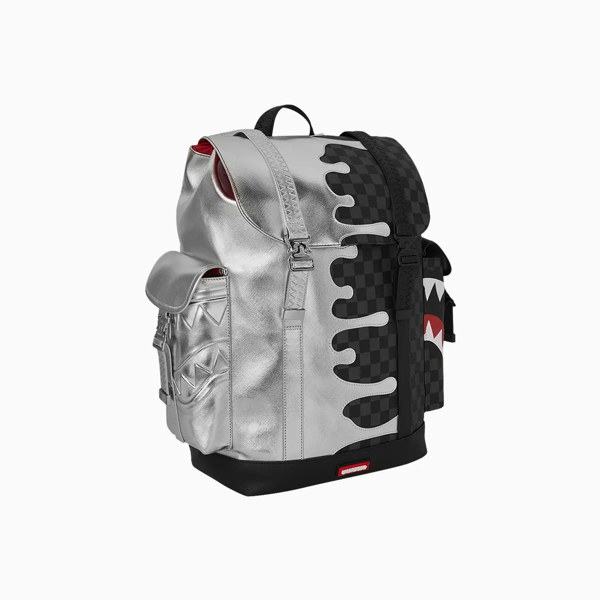 Sac à dos Monte Carlo à goutte latérale argentée