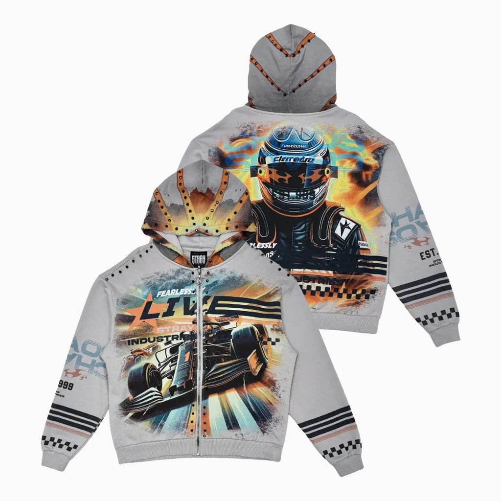 Men's Live Fearlessly Full Zip Hoodie