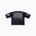 Men's Monarch Digital Skull Oversized Graphic T-Shirt