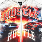 Men's Muscle Hustle Full Zip Hoodie