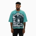 Men's Stand Proud Gothic Skull Graphic T-Shirt