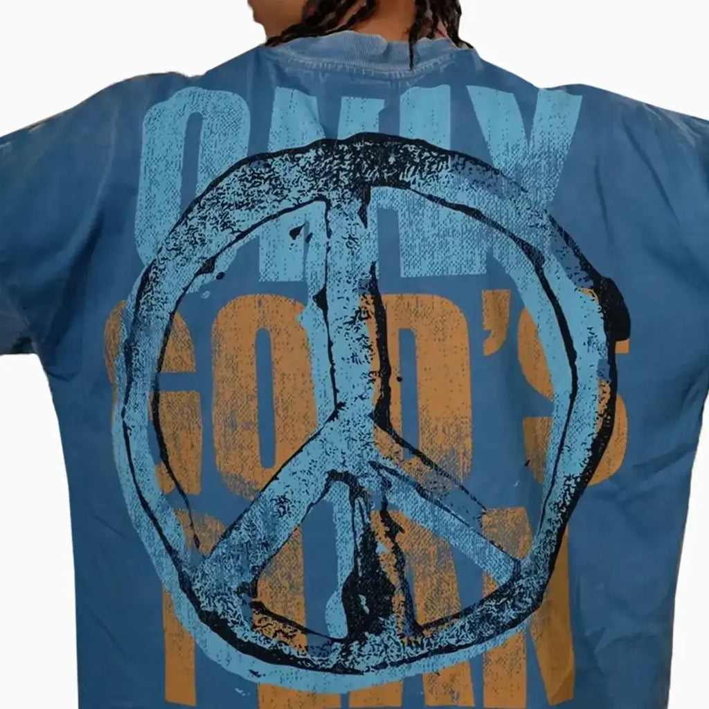 T-shirt ample coupe courte à épaules tombantes pour homme