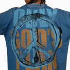 T-shirt ample coupe courte à épaules tombantes pour homme