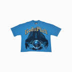 T-shirt ample coupe courte à épaules tombantes pour homme