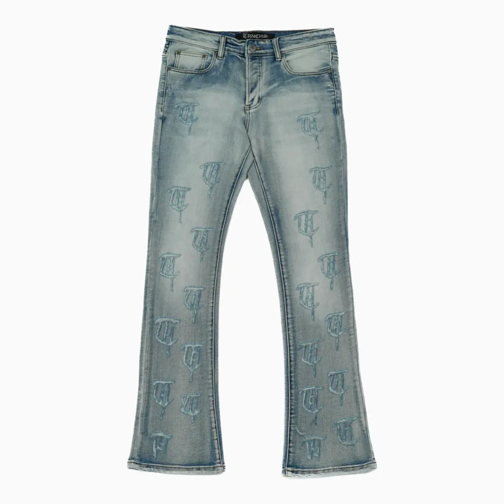 Pantalón vaquero AMALIA para hombre, azul claro