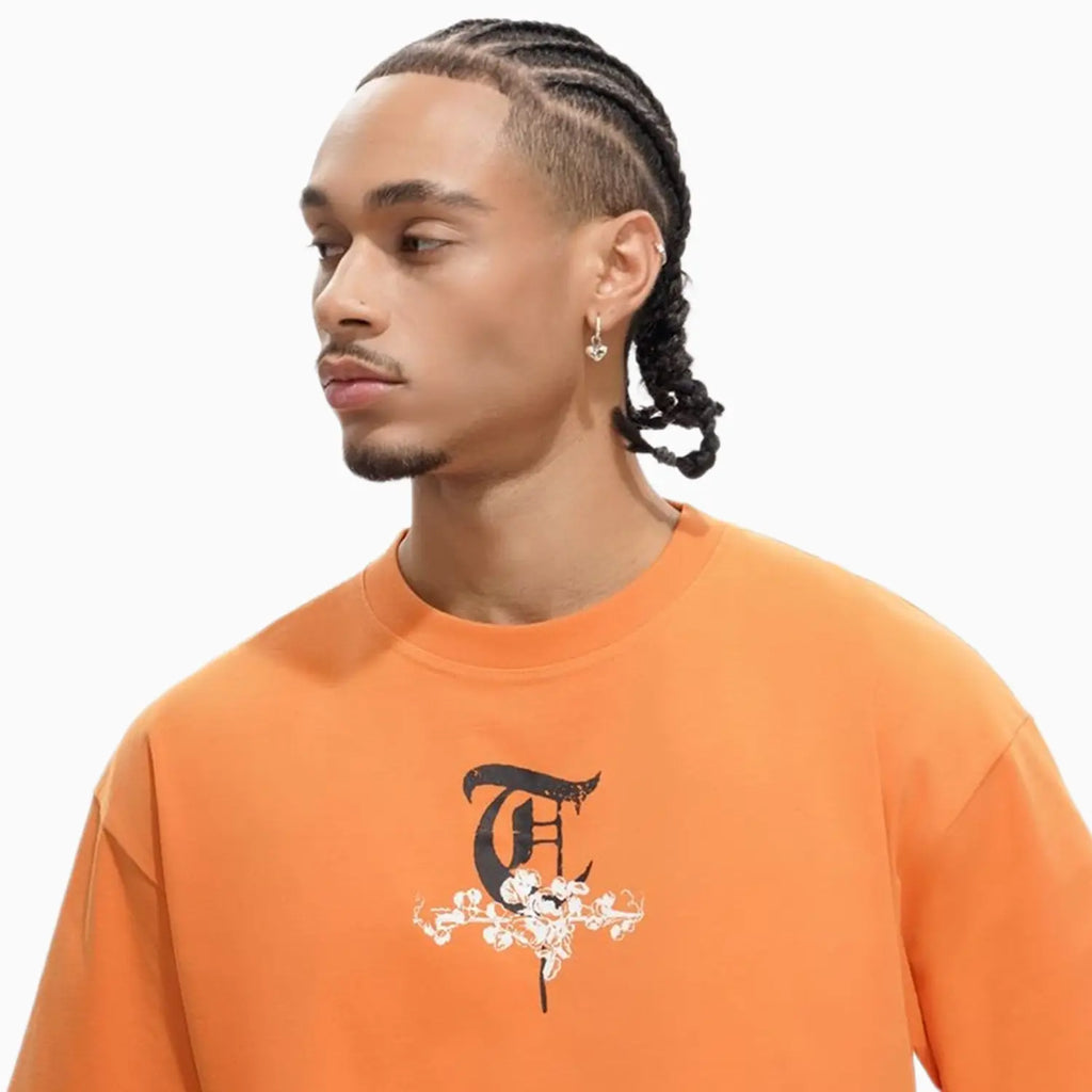 T-shirt orange homme "Key To War"